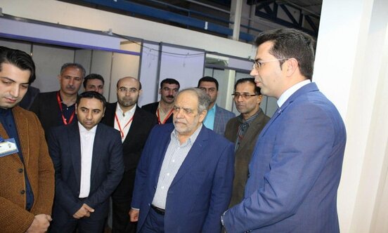 Mr. Torkan, President Deputy, visit from TABA Booth