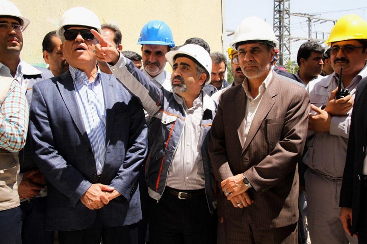 Inauguration of inlet air cooling systems of Mashhad power plant
